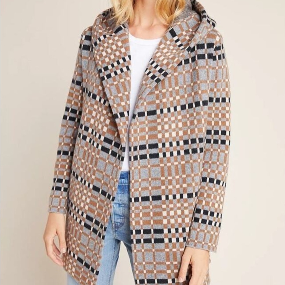 Anthropologie Wool Sweater Coat